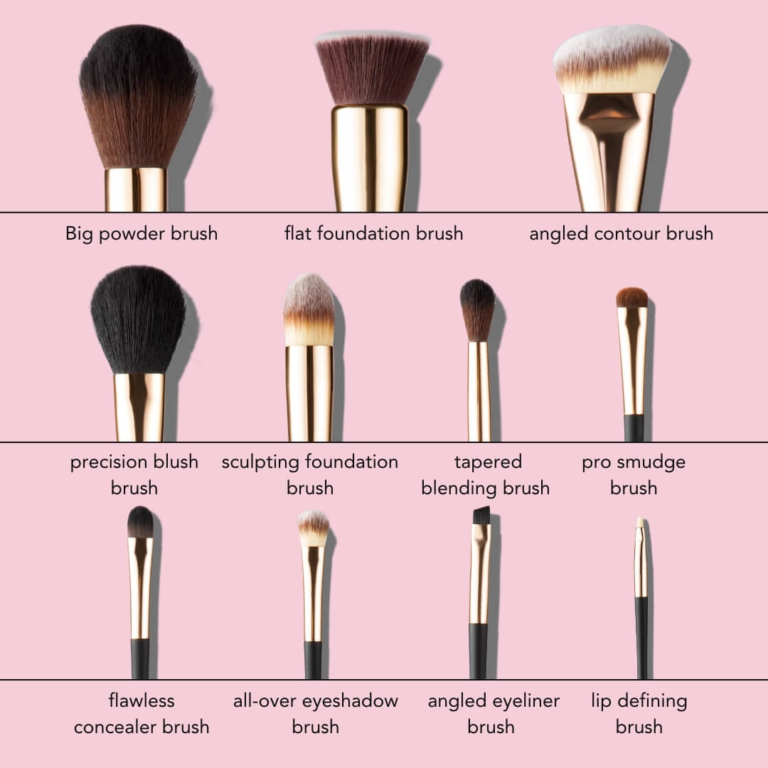 Aria Pro Makeup Brush Set